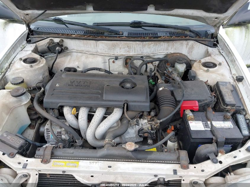 2002 Toyota Corolla Ce VIN: 2T1BR12E12C540172 Lot: 43291216