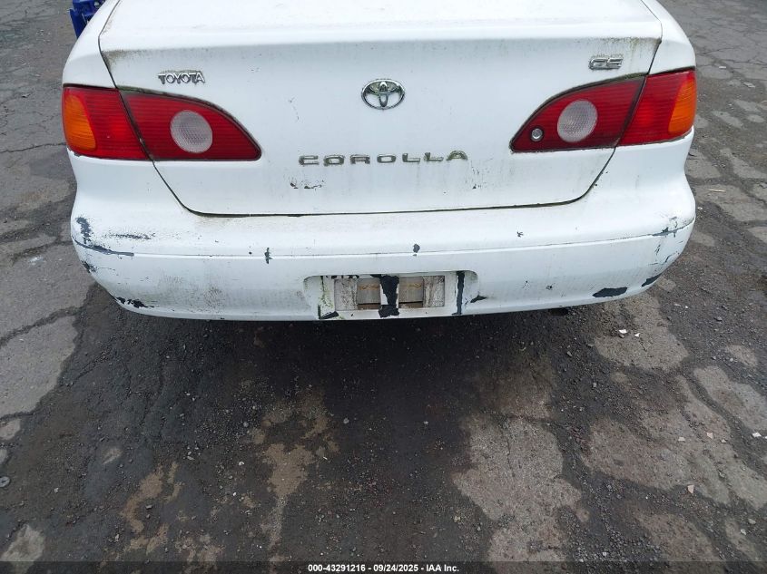 2002 Toyota Corolla Ce VIN: 2T1BR12E12C540172 Lot: 43291216