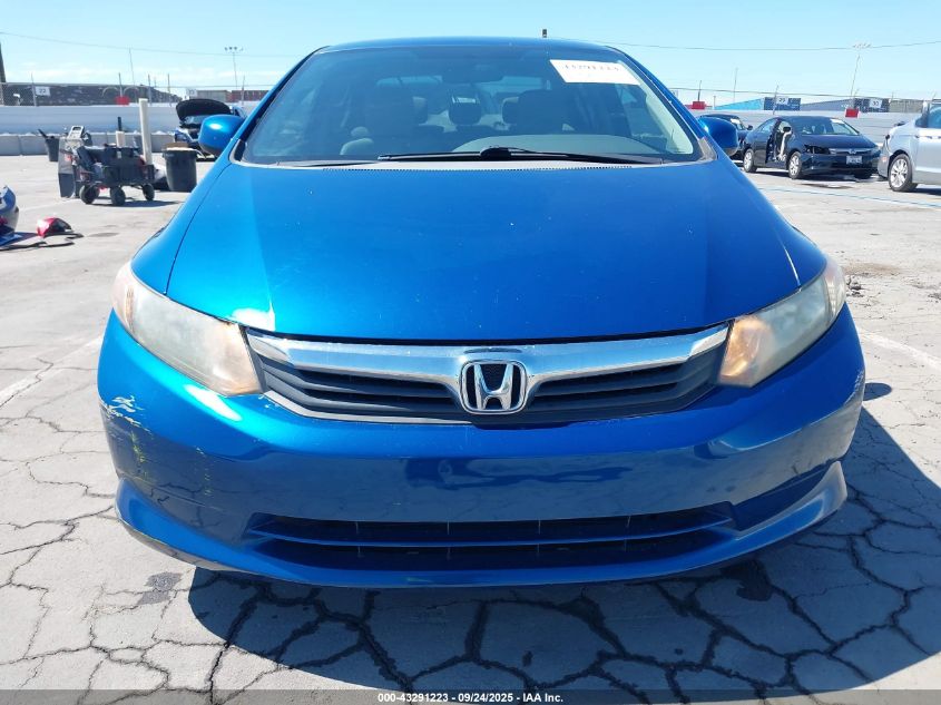 2012 Honda Civic Lx VIN: 19XFB2F55CE321255 Lot: 43291223