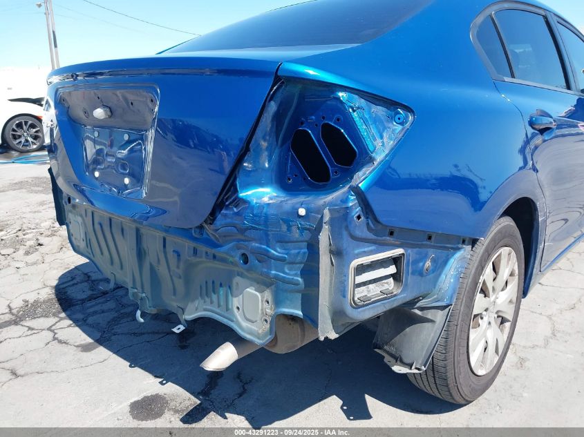 2012 Honda Civic Lx VIN: 19XFB2F55CE321255 Lot: 43291223