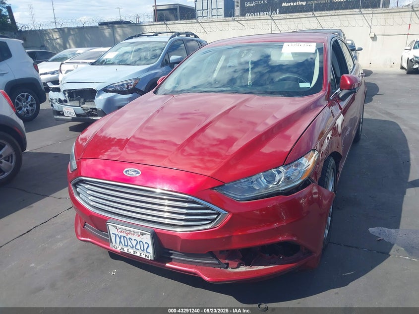 2017 Ford Fusion Hybrid Se VIN: 3FA6P0LU6HR266998 Lot: 43291240