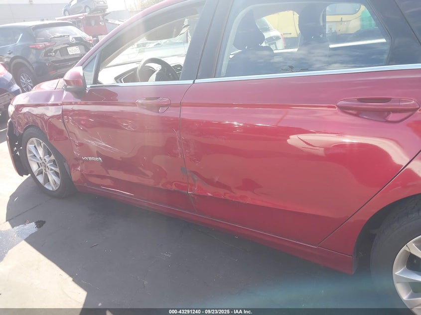 2017 Ford Fusion Hybrid Se VIN: 3FA6P0LU6HR266998 Lot: 43291240