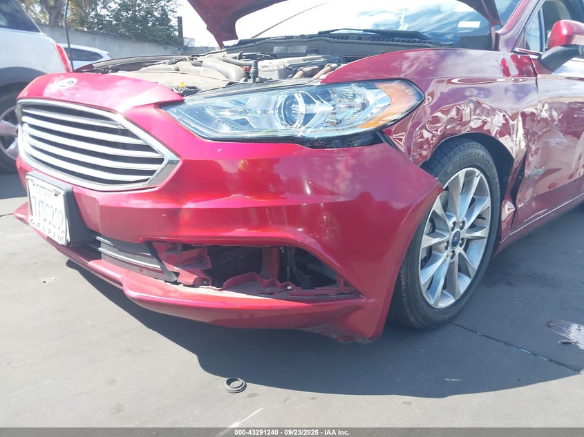 2017 Ford Fusion Hybrid Se VIN: 3FA6P0LU6HR266998 Lot: 43291240