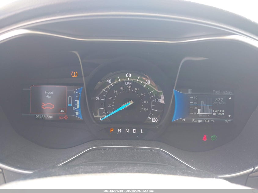 2017 Ford Fusion Hybrid Se VIN: 3FA6P0LU6HR266998 Lot: 43291240