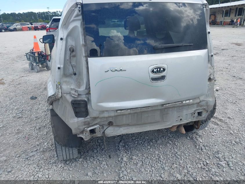 2010 Kia Soul + VIN: KNDJT2A29A7702222 Lot: 43291277