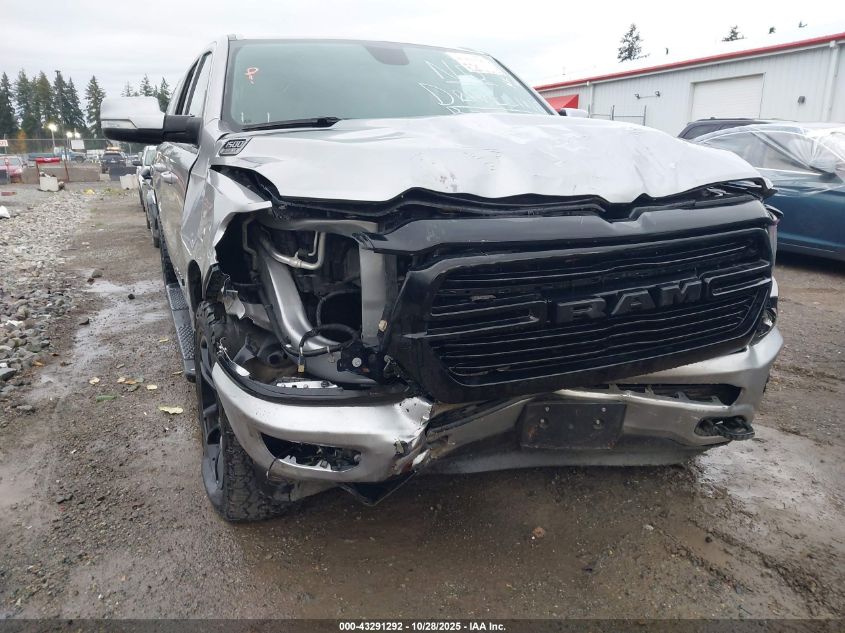 2020 Ram 1500 Big Horn 4X4 5'7 Box VIN: 1C6SRFFT2LN310877 Lot: 43291292