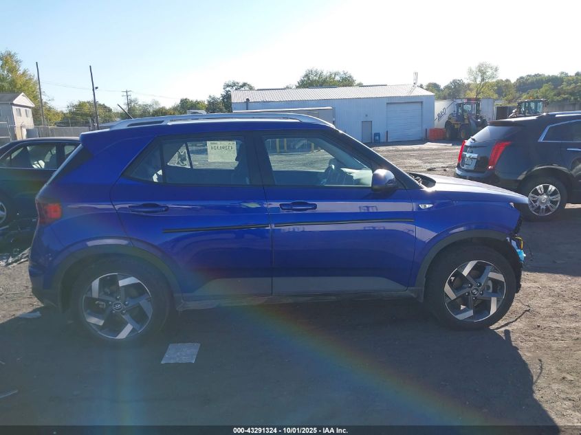 2024 Hyundai Venue Limited VIN: KMHRC8A3XRU325018 Lot: 43291324