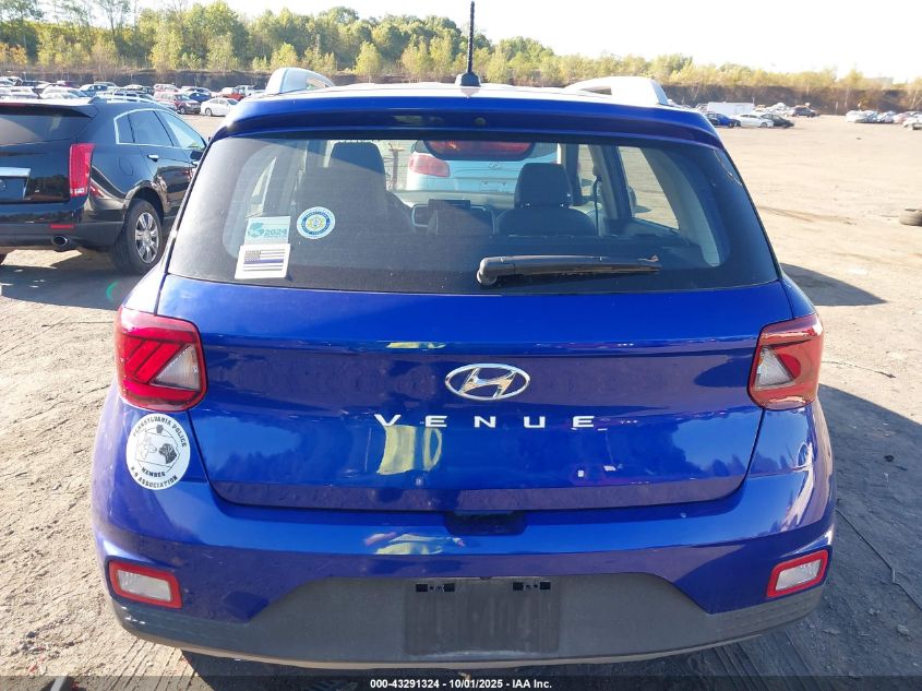 2024 Hyundai Venue Limited VIN: KMHRC8A3XRU325018 Lot: 43291324