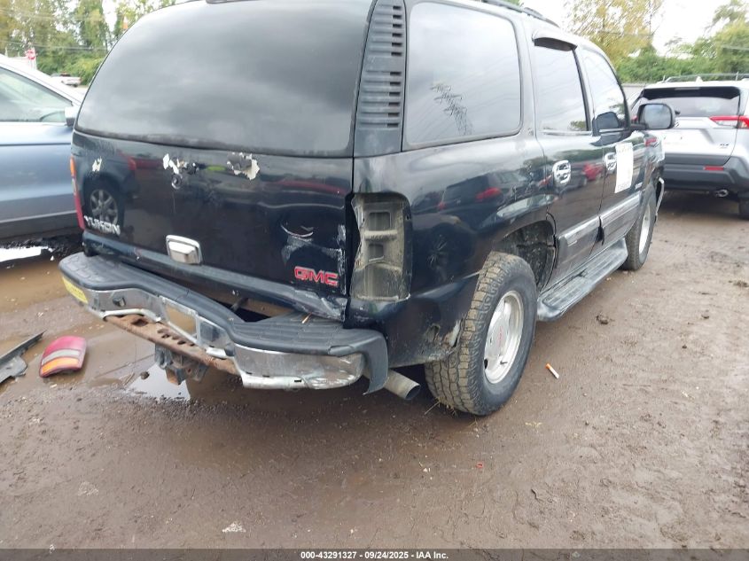 2002 GMC Yukon Slt VIN: 1GKEK13Z82R326874 Lot: 43291327