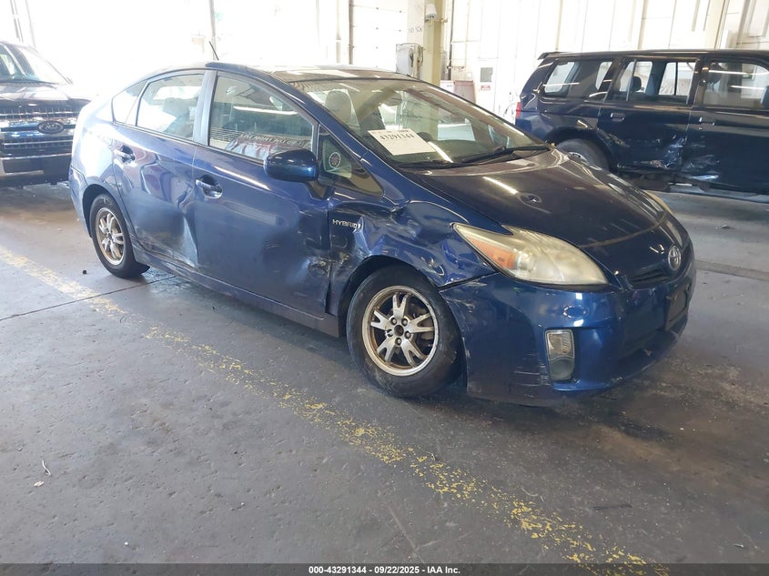 2011 Toyota Prius Four blue hatchback hybrid JTDKN3DU3B1434077 photo #1