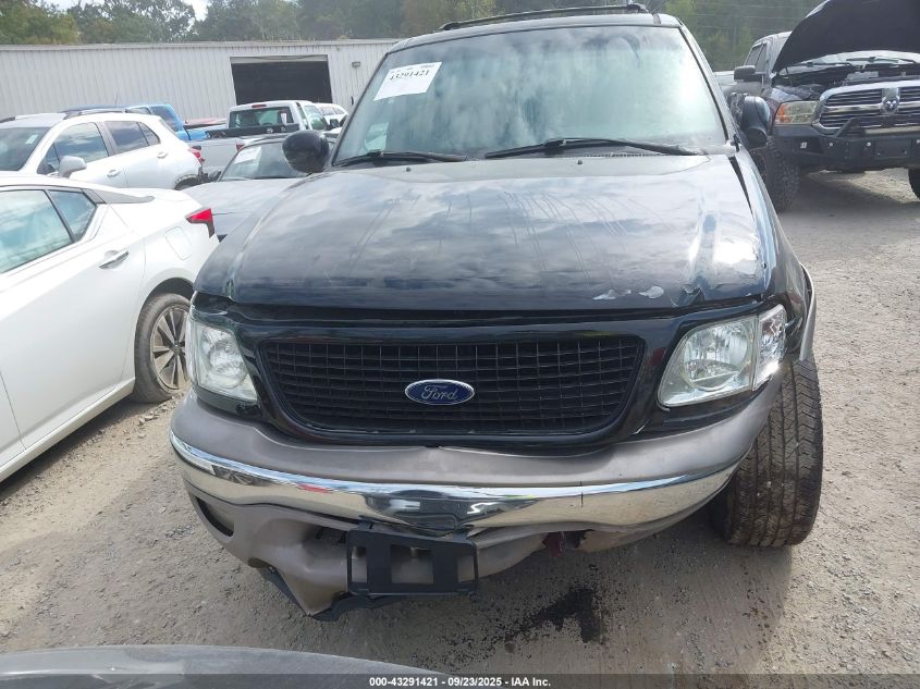 2002 Ford Expedition Eddie Bauer VIN: 1FMRU17L52LA08870 Lot: 43291421