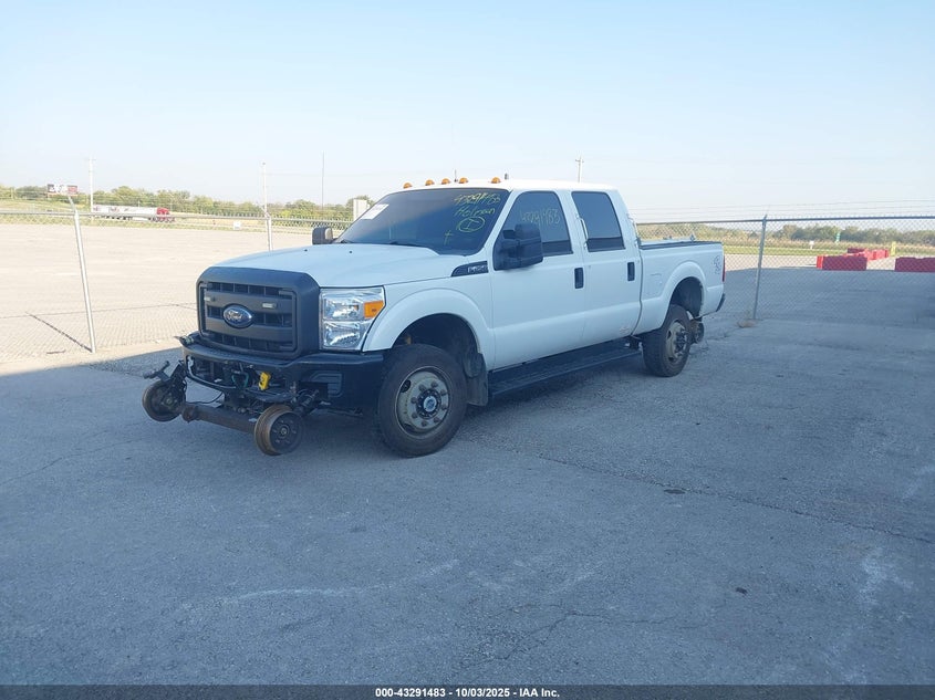 2015 Ford F-250 Xl white truck gasoline 1FT7W2B66FEC73174 photo #3