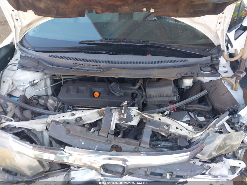 2012 Honda Civic Lx VIN: 19XFB2F55CE369631 Lot: 43291485