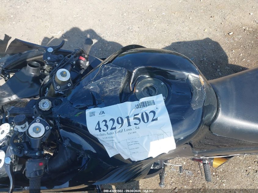 2006 Kawasaki Zx1400 A VIN: JKBZXNA176A004904 Lot: 43291502