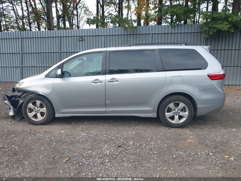 2020 Toyota Sienna Le VIN: 5TDKZ3DC8LS082887 Lot: 43291513