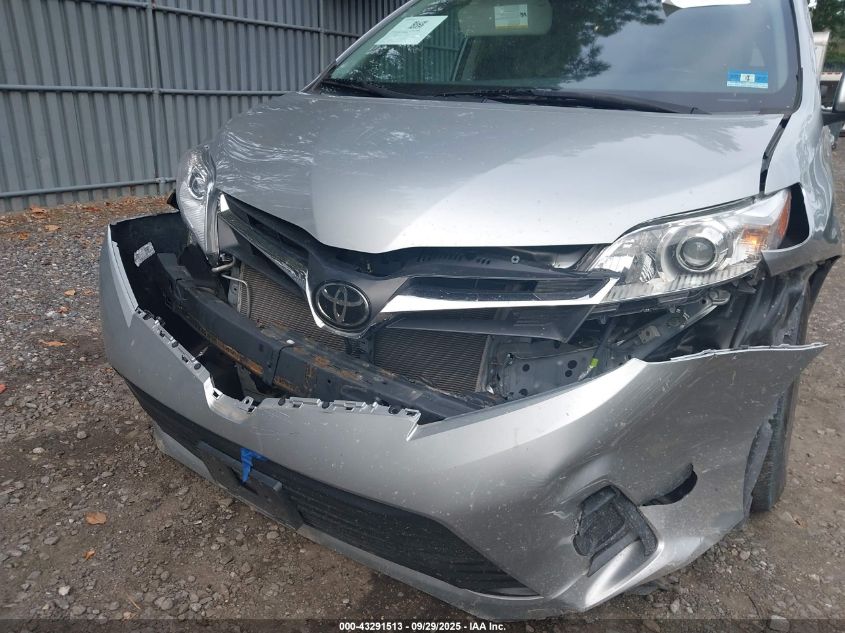 2020 Toyota Sienna Le VIN: 5TDKZ3DC8LS082887 Lot: 43291513