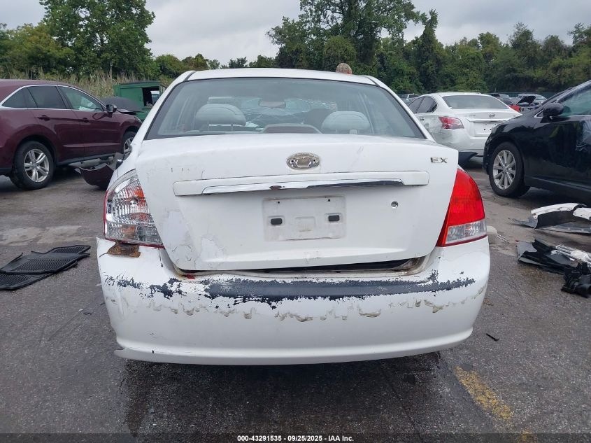 2007 Kia Spectra Ex VIN: KNAFE122X75429916 Lot: 43291535