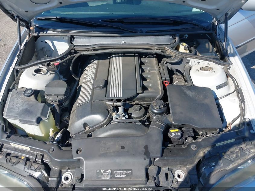 2002 BMW 325I VIN: WBAEV33482KL73489 Lot: 43291575