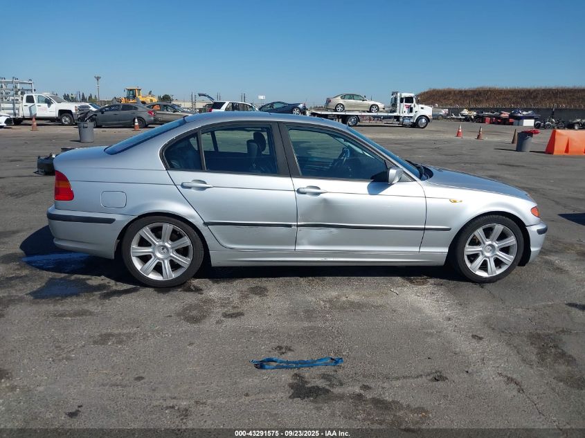 2002 BMW 325I VIN: WBAEV33482KL73489 Lot: 43291575