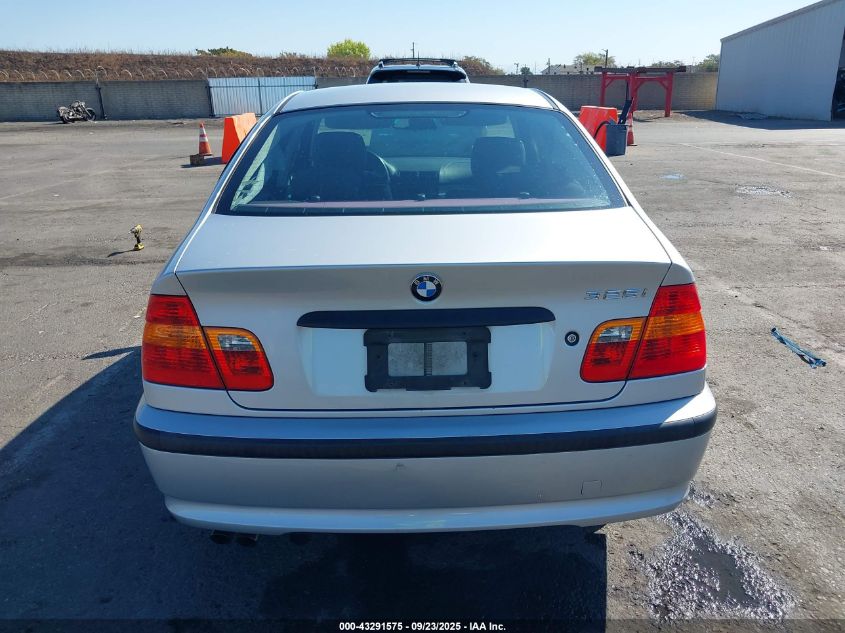 2002 BMW 325I VIN: WBAEV33482KL73489 Lot: 43291575