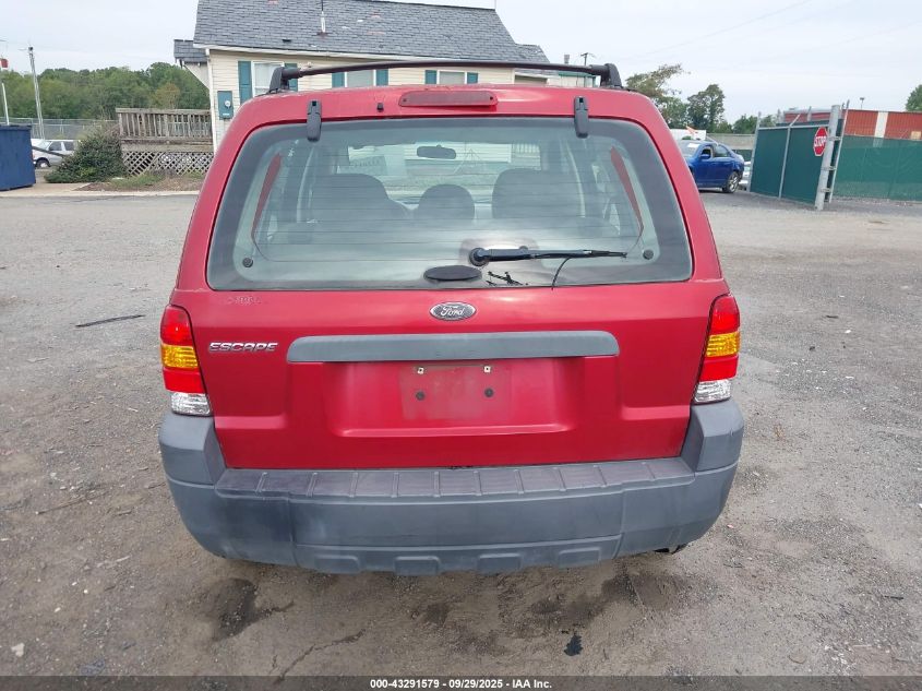 2006 Ford Escape Xls/Xls Manual VIN: 1FMYU02Z36KA07990 Lot: 43291579