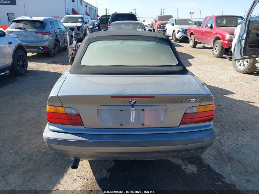1994 BMW 318 Ic VIN: WBABK5325REC82973 Lot: 43291588