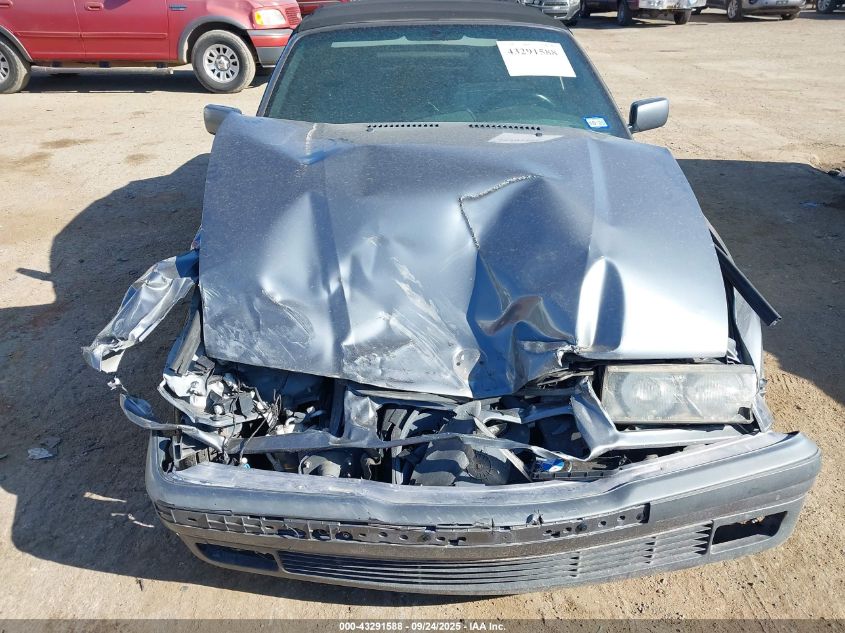 1994 BMW 318 Ic VIN: WBABK5325REC82973 Lot: 43291588