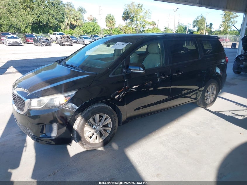 2017 KIA SEDONA LX - KNDMB5C19H6233848
