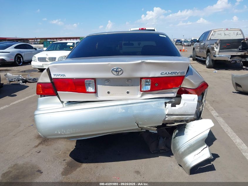 2000 Toyota Camry Le VIN: JT2BG22K3Y0395374 Lot: 43291693