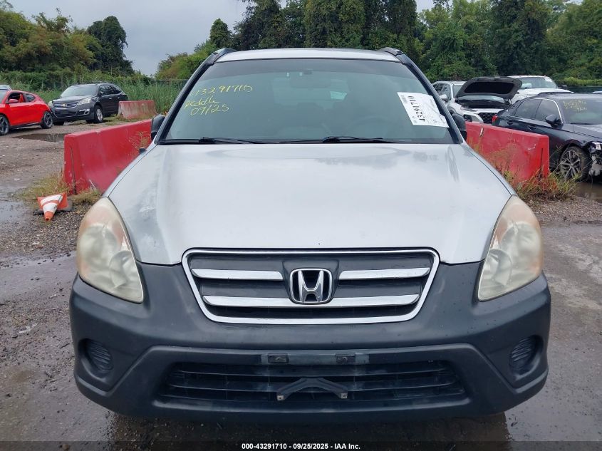 2005 Honda Cr-V Lx VIN: JHLRD78525C044062 Lot: 43291710
