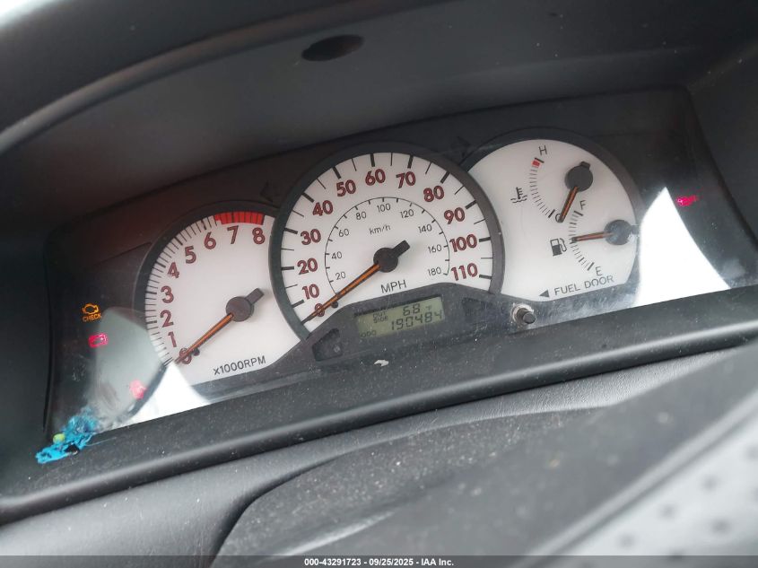 2004 Toyota Corolla S VIN: 1NXBR32E84Z314692 Lot: 43291723