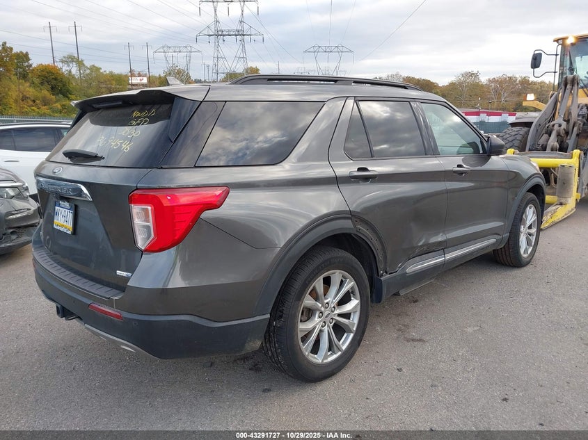 Vin: 1fmsk8dh4lgc40970, lot: 43786334, ford explorer xlt 2020 img_1