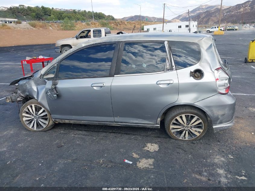 2007 Honda Fit Sport VIN: JHMGD38697S022380 Lot: 43291730