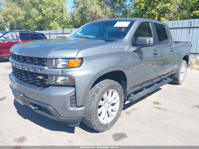 2020 CHEVROLET SILVERADO 1500 4WD  STANDARD BED CUSTOM - 1GCUYBEF1LZ249930