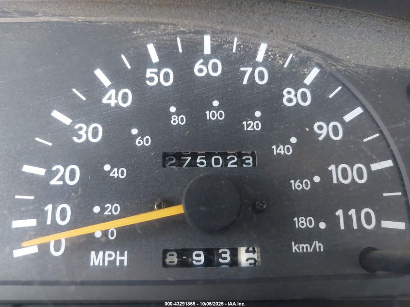 1997 Toyota Tacoma VIN: 4TAWM72N0VZ272076 Lot: 43291865