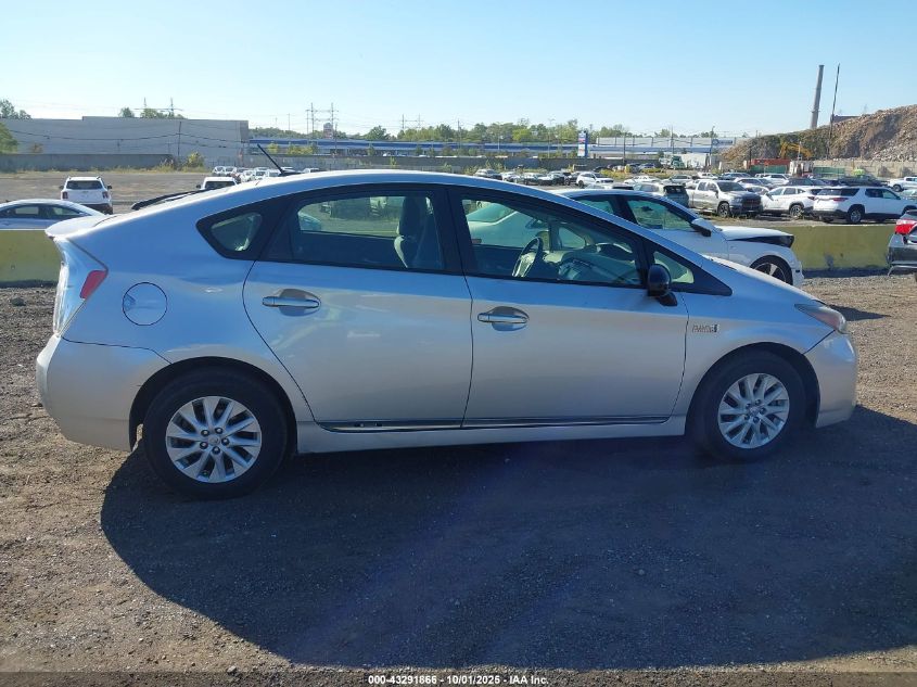 2012 Toyota Prius Plug-In VIN: JTDKN3DP6C3010960 Lot: 43291866