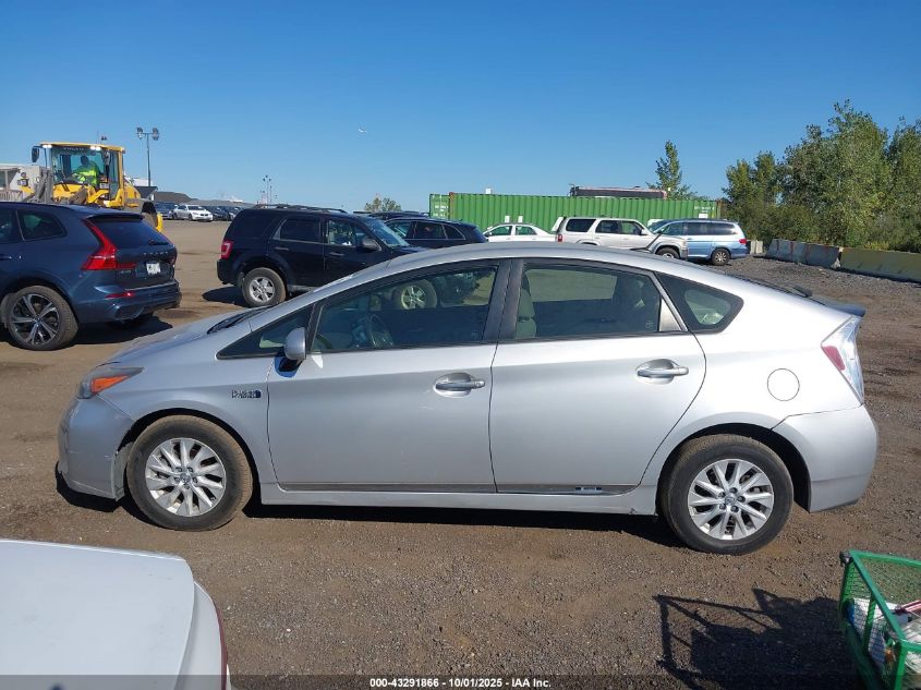 2012 Toyota Prius Plug-In VIN: JTDKN3DP6C3010960 Lot: 43291866
