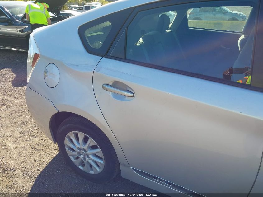 2012 Toyota Prius Plug-In VIN: JTDKN3DP6C3010960 Lot: 43291866