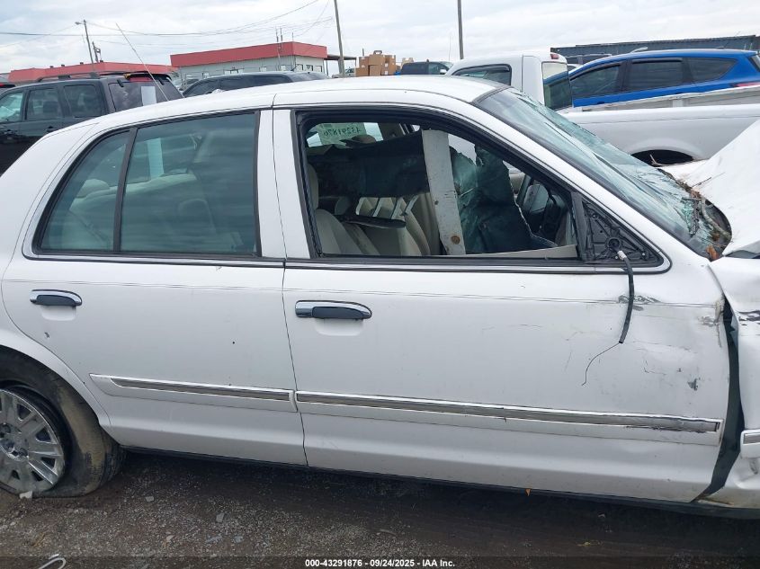 2008 Mercury Grand Marquis Gs VIN: 2MEFM74V28X619126 Lot: 43291876