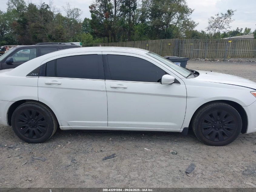 2012 Chrysler 200 Lx VIN: 1C3CCBAB6CN173680 Lot: 43291894