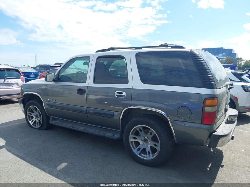 2001 Chevrolet Tahoe Ls VIN: 1GNEC13T51R183859 Lot: 43291903