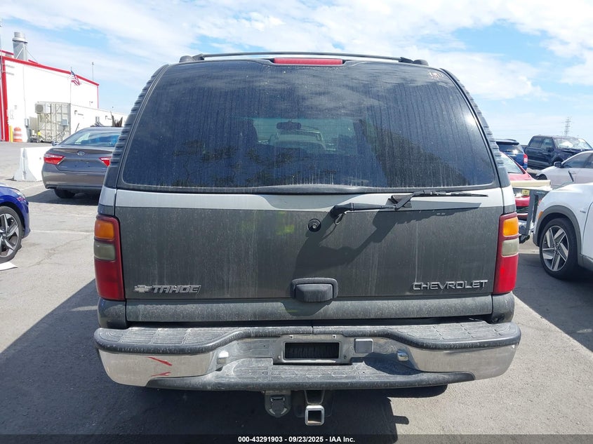 2001 Chevrolet Tahoe Ls VIN: 1GNEC13T51R183859 Lot: 43291903