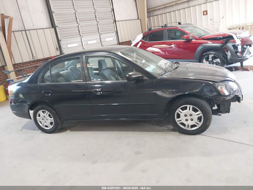 2002 Honda Civic Lx VIN: 2HGES16512H527084 Lot: 43291921