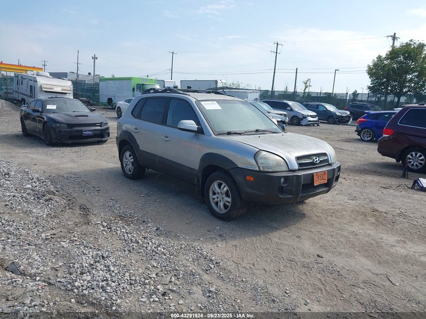 2006 Hyundai Tucson Gls/Limited silver other gasoline KM8JN72D26U458117 photo #1