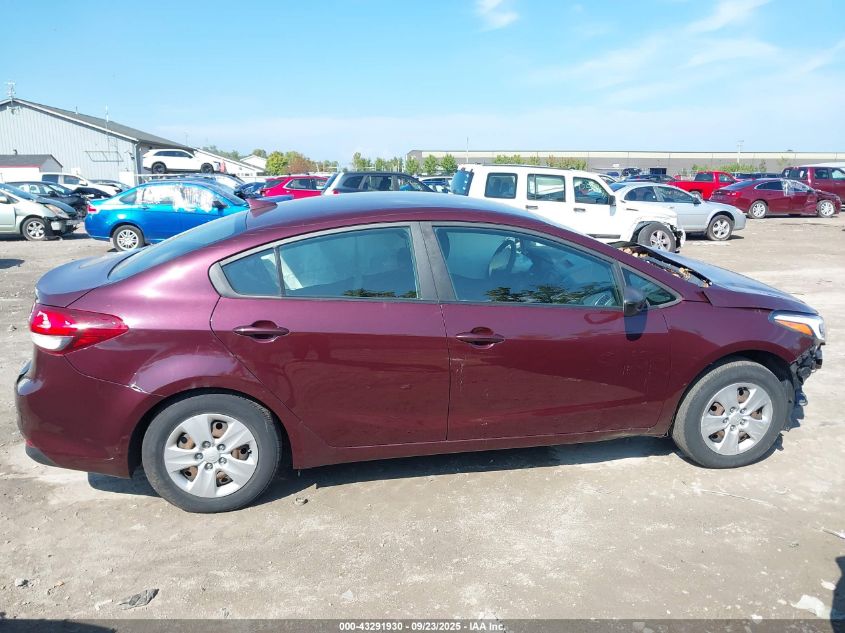 2018 Kia Forte Lx VIN: 3KPFL4A7XJE196462 Lot: 43291930