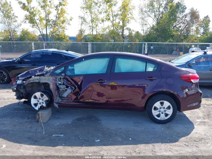 2018 Kia Forte Lx VIN: 3KPFL4A7XJE196462 Lot: 43291930