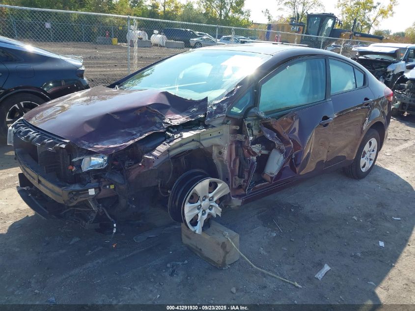 2018 Kia Forte Lx VIN: 3KPFL4A7XJE196462 Lot: 43291930