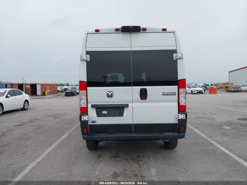 2023 Ram Promaster 2500 High Roof 159 Wb VIN: 3C6LRVDG8PE525470 Lot: 43291932