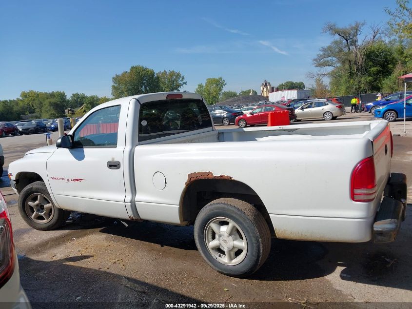 1998 Dodge Dakota Slt/Sport VIN: 1B7FL26X2WS753317 Lot: 43291942