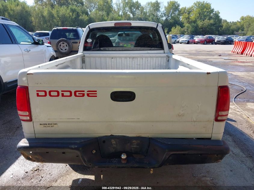 1998 Dodge Dakota Slt/Sport VIN: 1B7FL26X2WS753317 Lot: 43291942